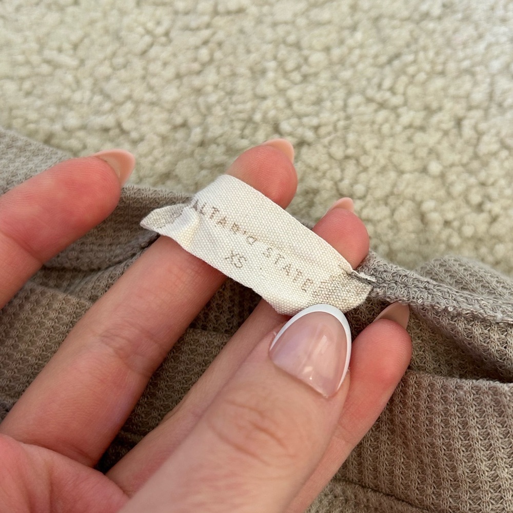 Altar’d State Ruffle Cream Top - Picture 2 of 4